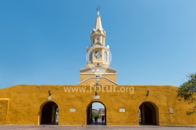 Plaza de la Torre del Reloj en Cartagena