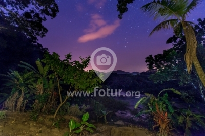 Noche estrellada en la Sierra Nevada de Santa Marta