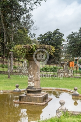 Fuente de agua — Parque El Chicó, Bogotá