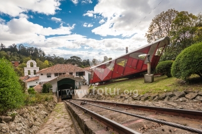 Estación del Funicular en Monserrate — Bogotá, Colombia