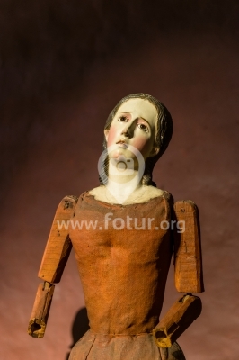 Figura religiosa en el Museo Santa Clara
