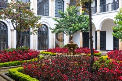 Patio Principal en el Museo Botero — Bogotá, Colombia