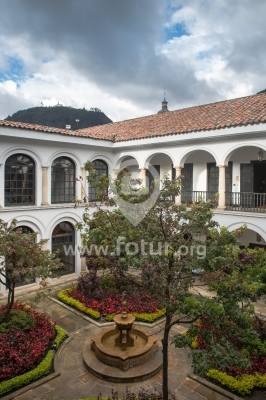 Patio Central en el Museo Botero — Bogotá, Colombia